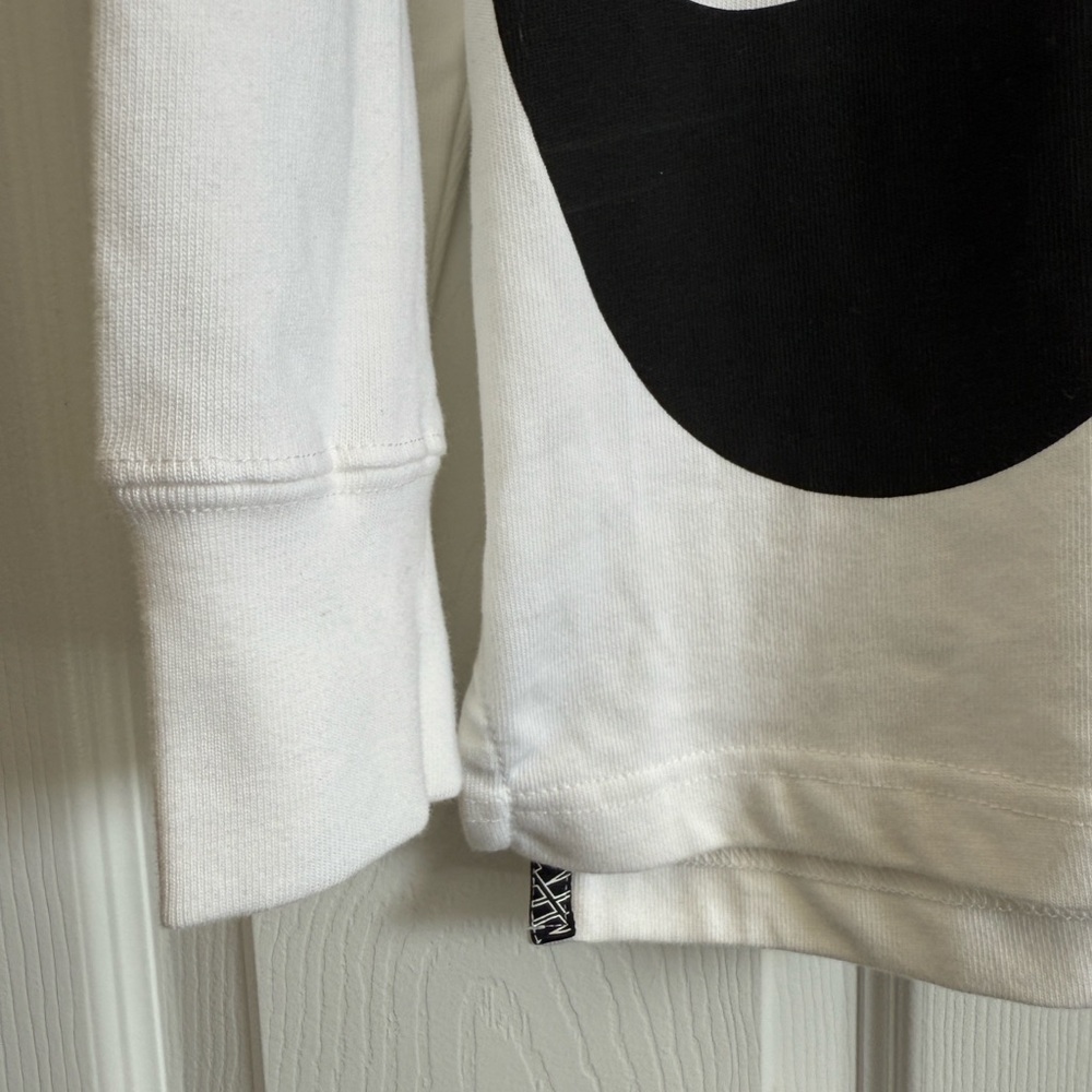 Vintage 90s Nike Air Spellout Crewneck Sweatshirt Men Size Small All Over White - Picture 3 of 9